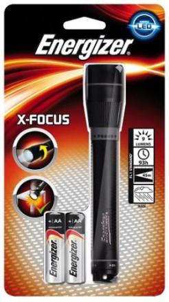 Energizer X-Focus LED zaklamp met 2x AA-batterijen
